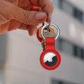 6-Pack: Protective Leather Airtag Holder Tracker Cover with Loop Key Ring by DailySale