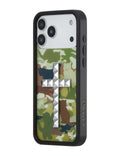 Stud Cross Cat Camo iPhone Case by Wildflower Cases