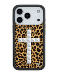 Stud Cross Meow iPhone Case by Wildflower Cases
