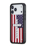 Stud Cross American Flag iPhone Case by Wildflower Cases
