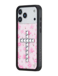 Stud Cross Forget Me Not Floral | Pink iPhone Case by Wildflower Cases