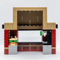 Brick-Fil-A Food Stand with Employee Minifig by B3 Customs