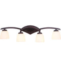 Craftmade 14035OBG4-Wg Viewpoint 4 Light 35 Inch Oil Bronze Gilded Vanity Light by Vanessa Jane