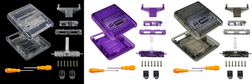 Replacement Housing Shell Super Famicon Case Super NES SFC Console by VintageVideoGameStore