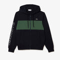 Lacoste Men's Colorblock Logo Zip-Up Long Sleeve Hoodie by I-Max Fashions