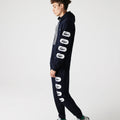 Lacoste Men’s Print Sleeve Fleece Hoodie by I-Max Fashions