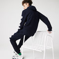 Lacoste Men’s Print Sleeve Fleece Hoodie by I-Max Fashions
