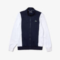 Lacoste Men's SPORT Resistant Bicolor Pique Zip Sweatshirt by I-Max Fashions