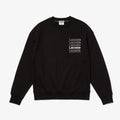 Lacoste Men's L!VE Loose Fit Crew Neck Print Fleece Sweatshirt by I-Max Fashions