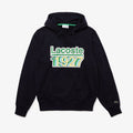 Lacoste Men's Vintage Printed Hooded Fleece Sweatshirt by I-Max Fashions