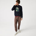 Lacoste Men's Pennants L Badge Cotton Fleece Sweatshirt by I-Max Fashions