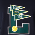 Lacoste Men's Pennants L Badge Cotton Fleece Sweatshirt by I-Max Fashions