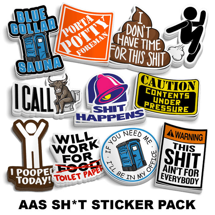 Sh*t Sticker Pack by Armed American Supply
