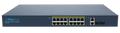 Silarius SIL-A16POE1G150 20 Ports POE+ switch with 16 Gigabit Ports PoE+, 2 Gigabit Uplinks, and 2 SFP Slots Uplink - 150W POE+ by Silarius