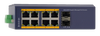 Silarius SIL-INDSW8P1G2SFP 10 Ports Gigabit managed industrial PoE switch - 8 Gigabit RJ45 ports and 2 Gigabit SFP slots
