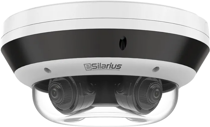 Silarius Pro Series SIL-MSD16MP288 16MP Outdoor Multisensor Network Dome Camera with Four 2.8-8mm Lenses & Night Vision (NDAA Compliant) by Silarius