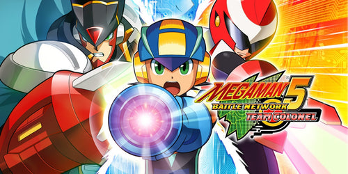 Mega Man Battle Network 5 Team Colonel GBA Video Game Boy Advance 2005 by VintageVideoGameStore