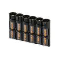 Slim Line AAA 6 Pack (Tuxedo Black) by Storacell
