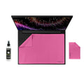 17.3" Laptop Screen Protector Keyboard Cover Microfiber & Cleaning Kit UnderWare Pac by ShaggyMax