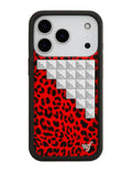 Red Meow Stud iPhone Case by Wildflower Cases