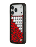 Red Meow Stud iPhone Case by Wildflower Cases