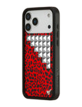 Red Meow Stud iPhone Case by Wildflower Cases