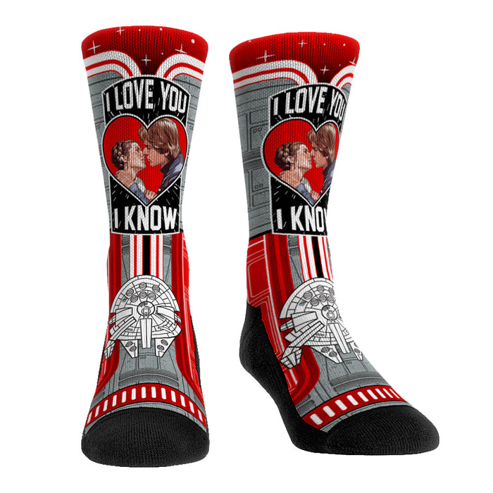 Han & Leia Kiss by Rock 'Em Socks