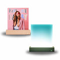 Sublimation Blanks Glass Photo LED Panel with Wood Base 6x8 Inch by INNOSUB USA