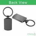 Sublimation Oblong Elegant Keychain - Black Key Tag by INNOSUB USA