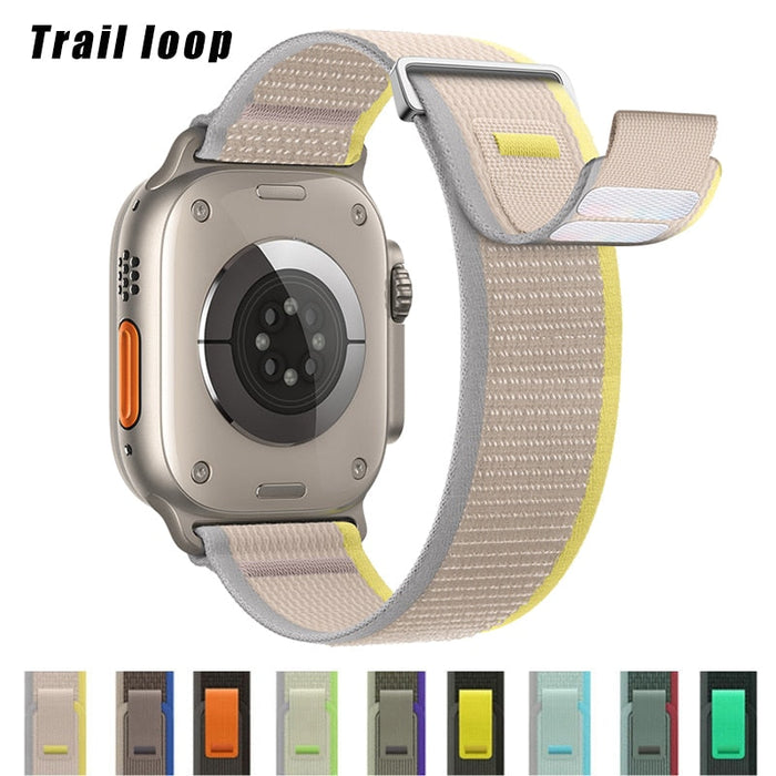 Trail Loop Apple Watch Armband Series 11/10/9/8/7/6/5/4/ SE / Ultra 1/2/3 by Arleathercraft