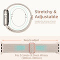 Apple Watch Braided Strap - Soft Elastic Nylon Band by BandsCo Straps