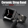 Ceramic Apple Watch Strap Series 11/10/9/8/7/6/5/4/ SE / Ultra 1/2/3 by Arleathercraft
