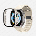 Silicone Sport Band+Case for Apple Watch Ultra Band Case Strap by Arleathercraft