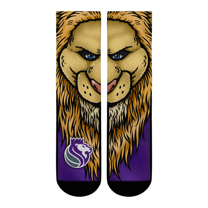 Sacramento Kings - Split Face Mascot by Rock 'Em Socks