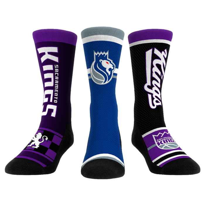 Sacramento Kings - Ultimate Jersey - 3-Pack by Rock 'Em Socks