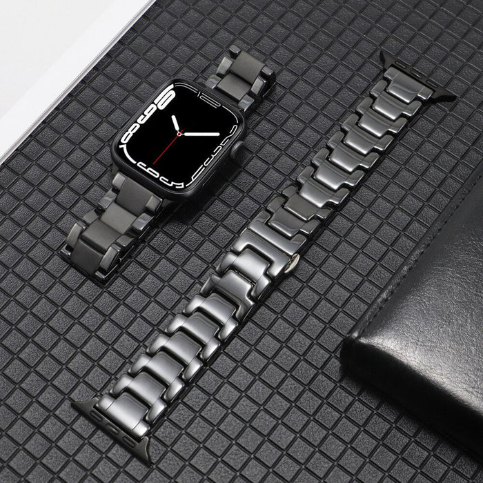 Apple Watch Case+Ceramics Strap by Arleathercraft