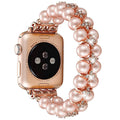 Pearl Strap for Apple Watch Band Series 11/10/9/8/7/6/5/4/ SE / Ultra 1/2/3 by Arleathercraft