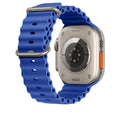 Ocean Silicone Apple Watch Band – Sporty Tapered Strap by Arleathercraft