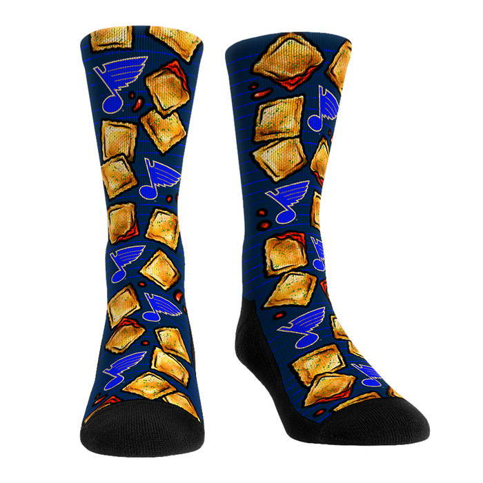 St. Louis Blues - Toasted Ravioli All-Over by Rock 'Em Socks