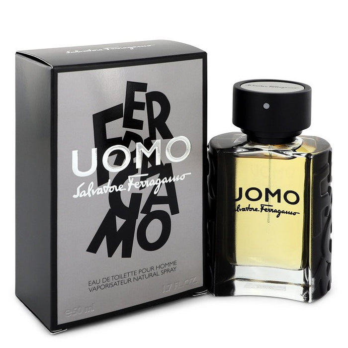 Salvatore Ferragamo Uomo by Salvatore Ferragamo Eau De Toilette Spray 1.7 oz for Men by Avera Group