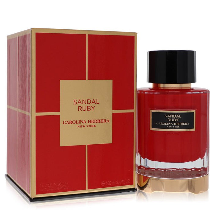 Sandal Ruby by Carolina Herrera Eau De Parfum Spray (Unisex) 3.4 oz for Women by Avera Group
