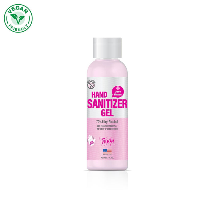 RUDE Cherry Blossom Hand Sanitizer Gel 3 oz / 90 mL by Avera Group