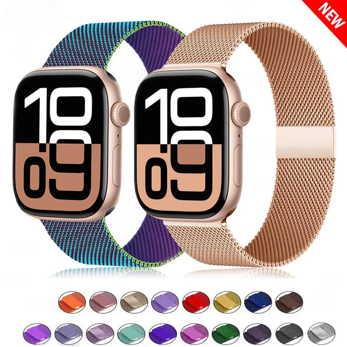 Apple Watch Milanese Loop Band - Premium Stainless Steel, Sleek by BandsCo Straps