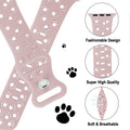 Apple Watch Silicone Strap - Soft Hollow-Out Cat Pattern by BandsCo Straps