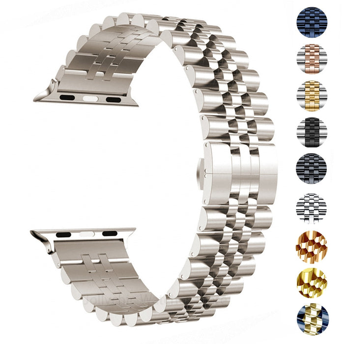 Stainless Steel Apple Watch Strap Series 11/10/9/8/7/6/5/4/ SE / Ultra 1/2/3 by Arleathercraft
