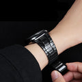 Apple Watch Magnetic Stainless Steel Band - Premium Titanium Color by BandsCo Straps
