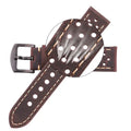 Samsung Galaxy Watch Leather Band - Breathable Classic Style by BandsCo Straps