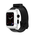 Silicone Band+Case For Apple Watch Strap by Arleathercraft