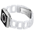 Resin Strap For Apple Watch Band/Strap Series 11/10/9/8/7/6/5/4/ SE / Ultra 1/2/3 by Arleathercraft