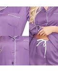 Ink+Ivy Womens Short Sleeve Notch Collar Pajama Top and Short Set, Size XS by Vanessa Jane